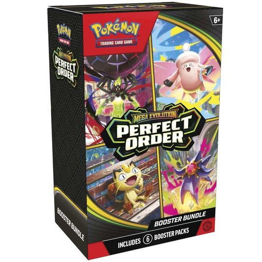 Pokémon TCG: Mega Evolution-Perfect Order Booster Bundle (6 Packs)