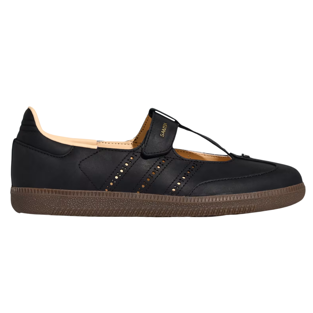 Adidas Samba Jane Core Black Crystal Sand Gum (Womens)