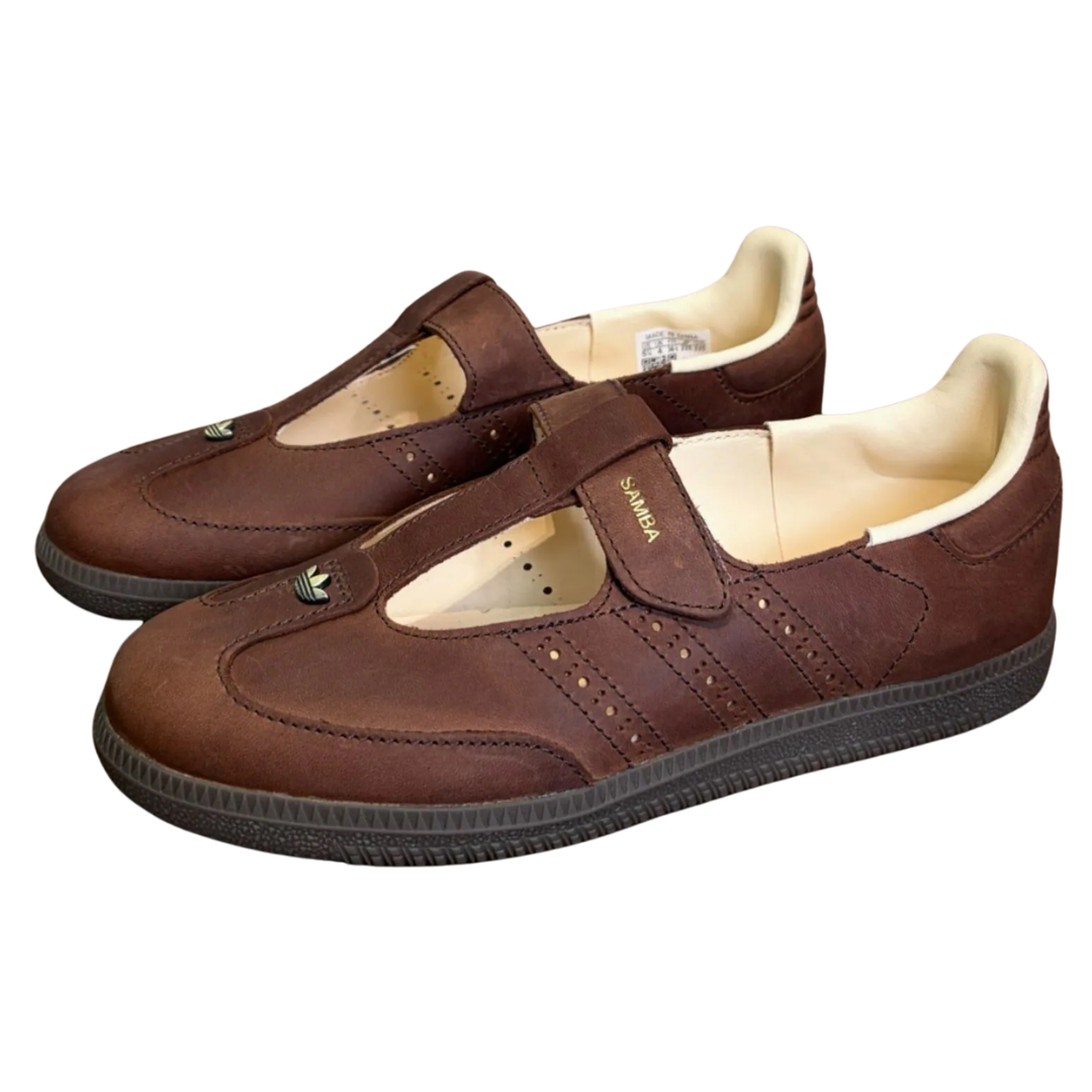 Adidas Samba Jane Brown Beige Gum (Womens)