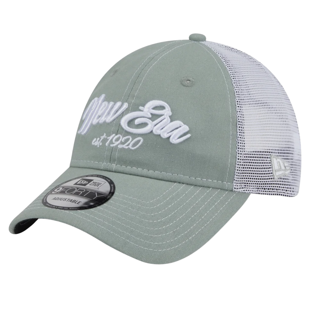 New Era 9forty Unstructured Trucker Resort Everest Green Adjustable
