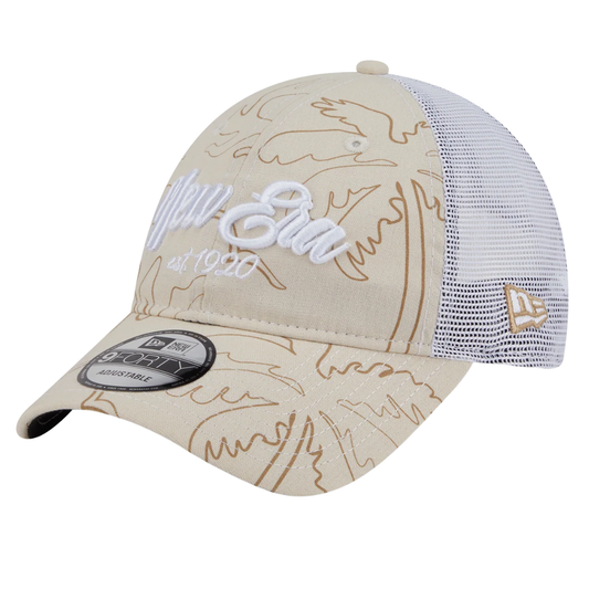 New Era 9forty Resort Vintage Stone Unst Trucker Cap