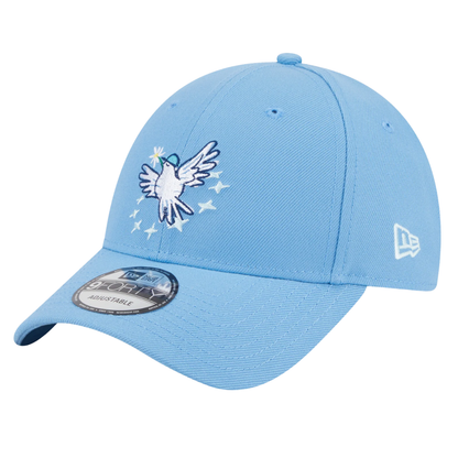 New Era 9forty Earth Day Peace Logo Sky Blue Adjustable