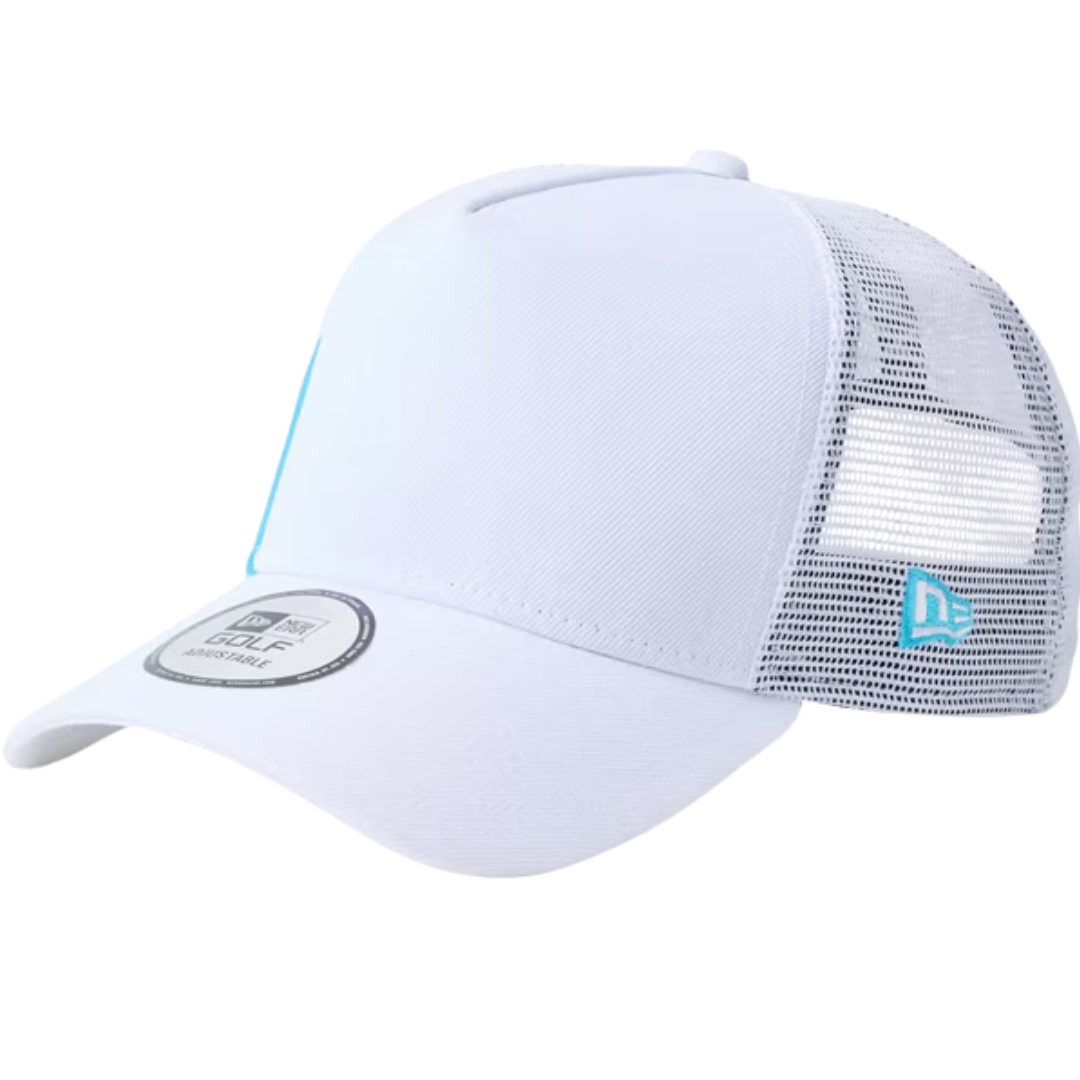 New Era 9forty Stencil Logo White