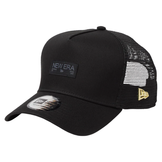 New Era 9forty A-Frame Trucker Metal Flag Black Gold