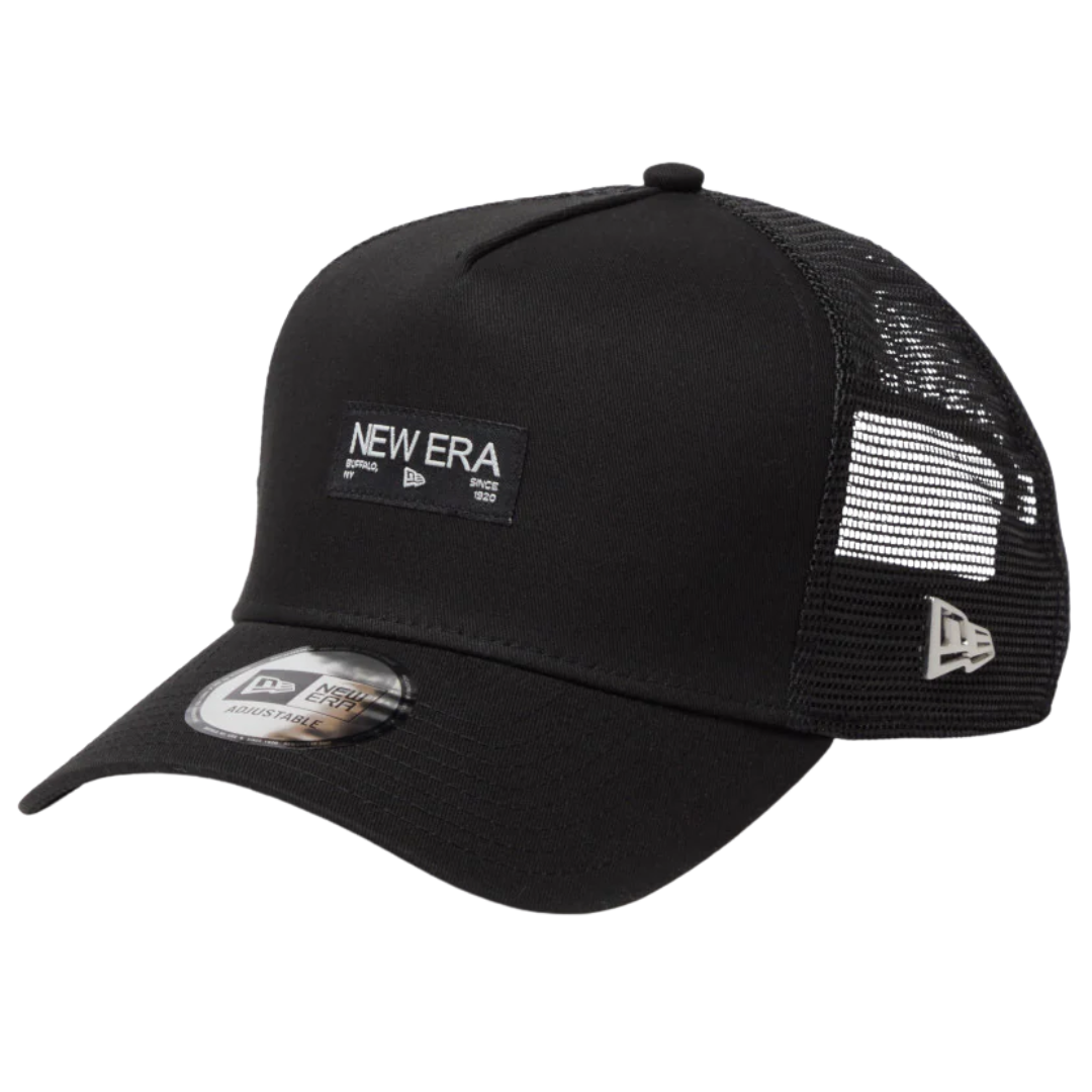 New Era 9forty A-Frame Trucker Metal Flag Black Silver