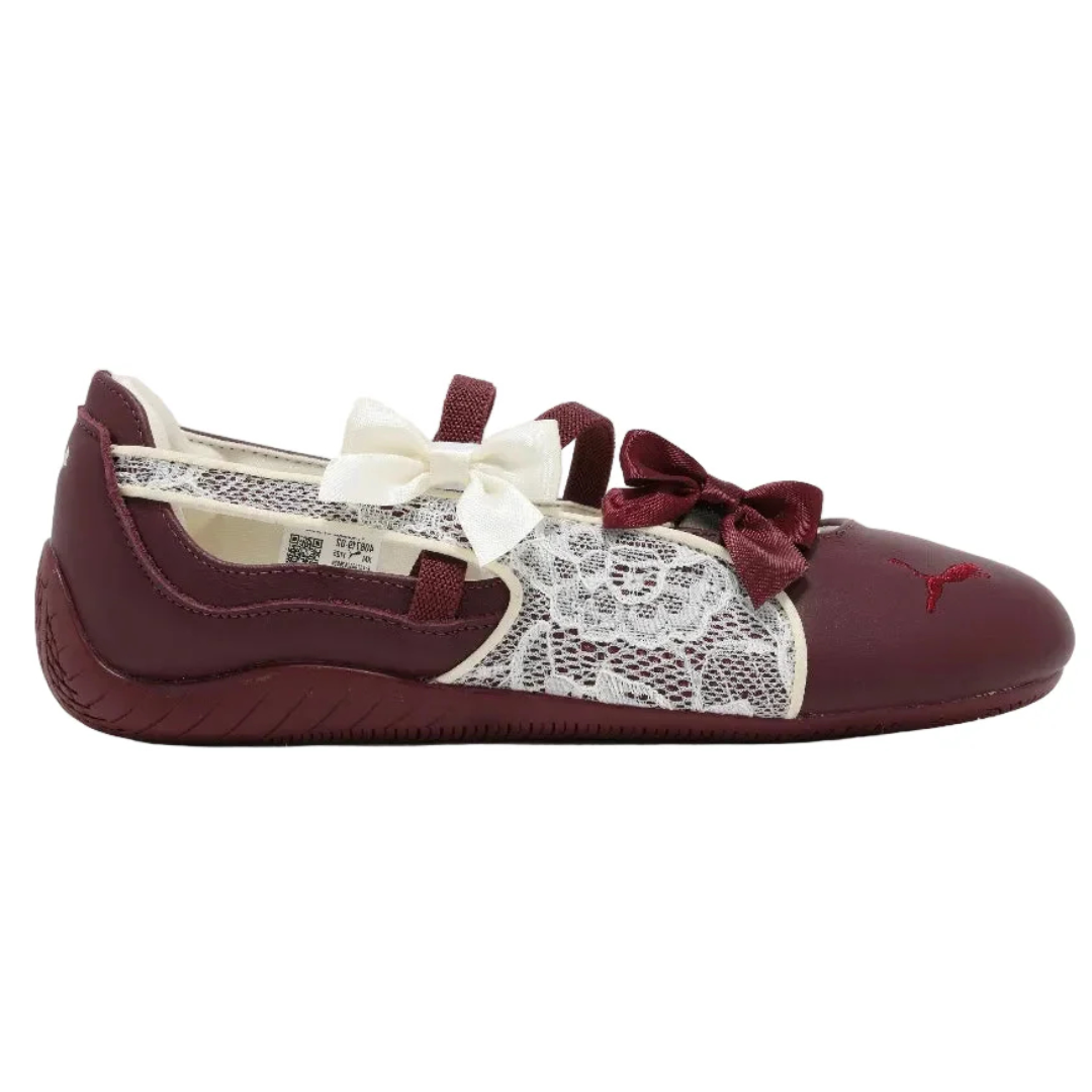 Puma Speedcat Ballet Laces Ruby Shimmer Frosted Ivory (Womens)