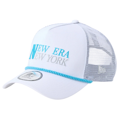 New Era Wordmark Golf White Rope 9FORTY A-Frame Adjustable Cap