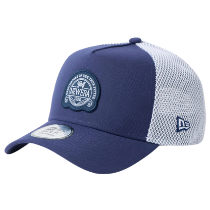 New Era Golf Double Mesh Navy White 9FORTY A-Frame Adjustable Cap