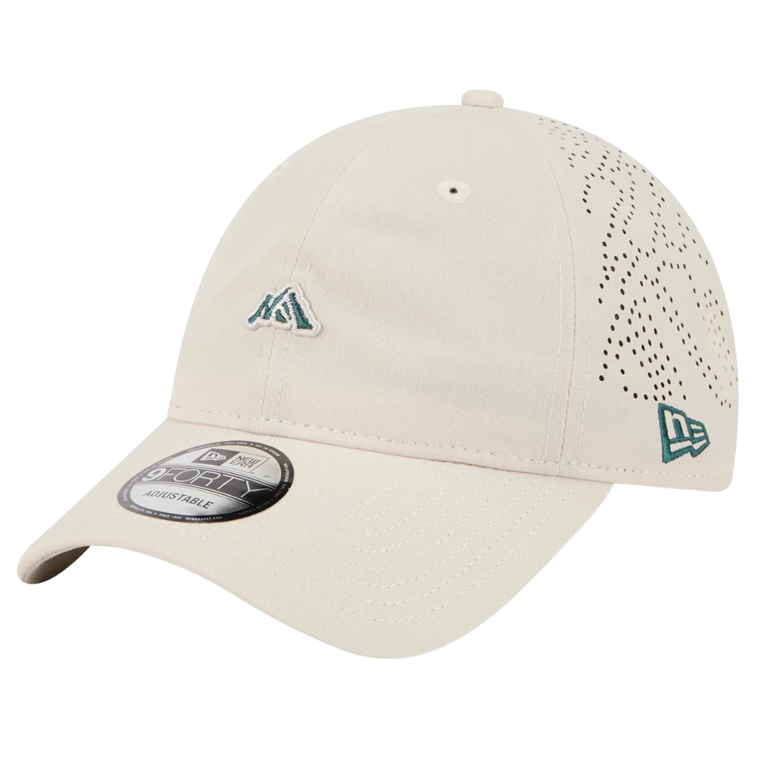 NEW ERA MINI MOUNTAIN LOGO VINTAGE STONE 9FORTY UNST CAP