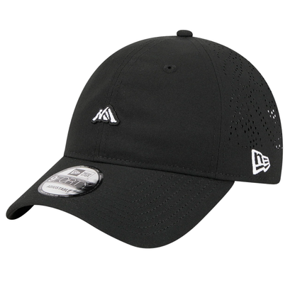 NEW ERA MINI MOUNTAIN LOGO BLACK 9FORTY UNST CAP
