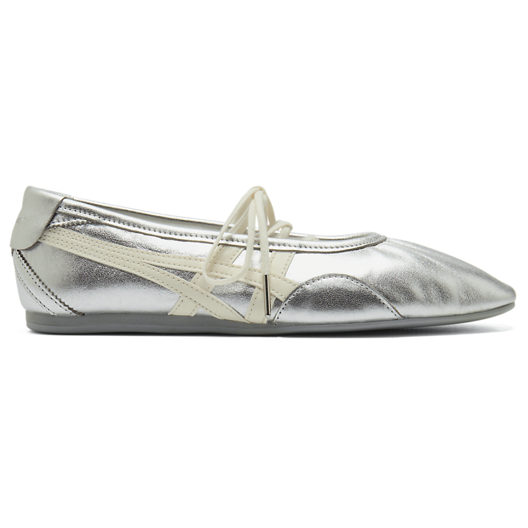 Onitsuka Tiger Gymnarina Silver Cream (Womens)