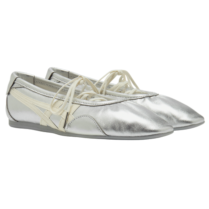 Onitsuka Tiger Gymnarina Silver Cream (Womens)