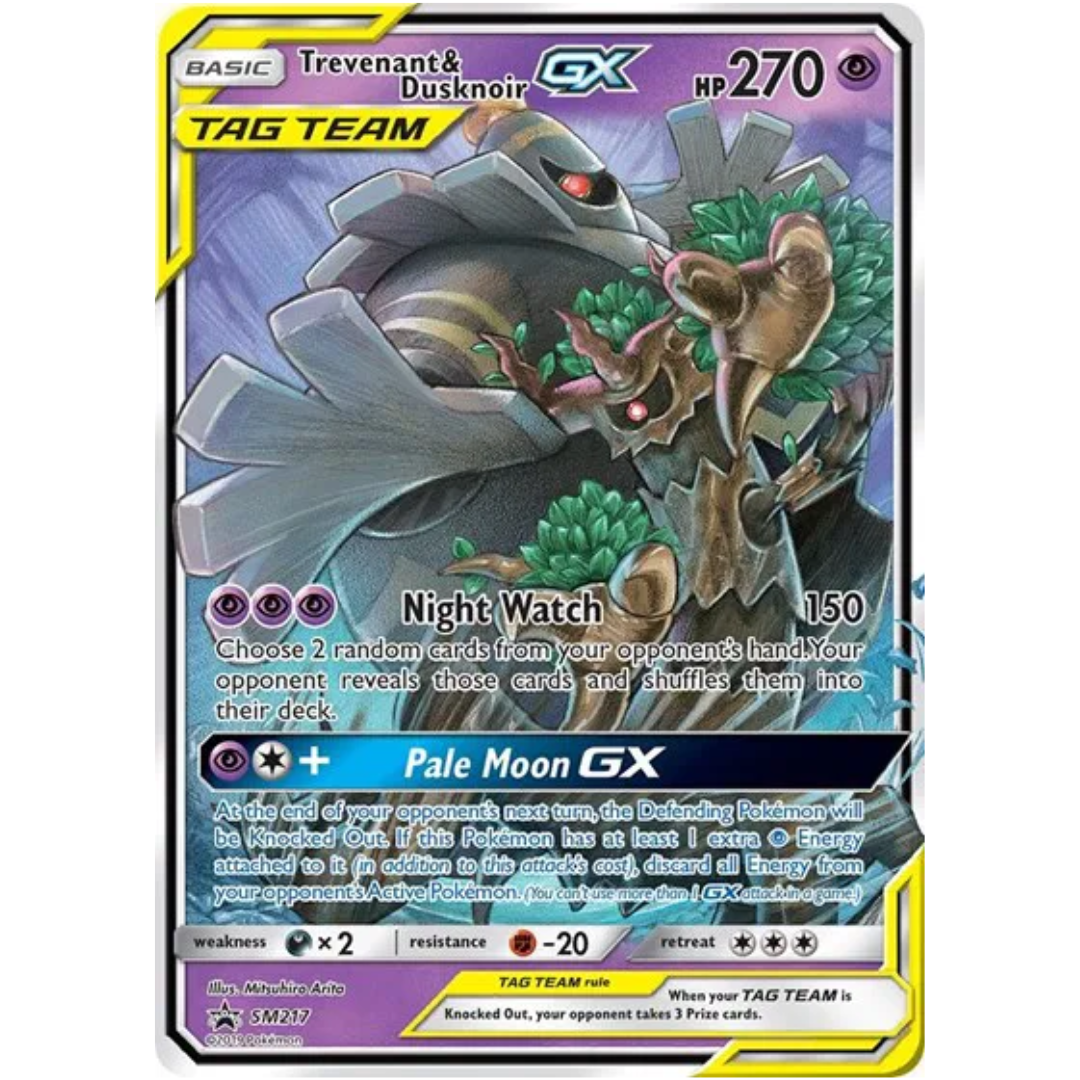 Trevenant & Dusknoir GX Sun & Moon Promo Promo • SM217 Holofoil