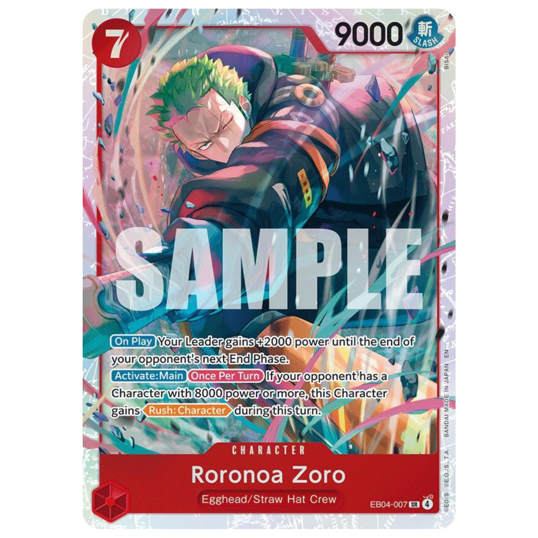 Roronoa Zoro (EB04-007) Adventure on Kami's Island SR • EB04-007 Foil