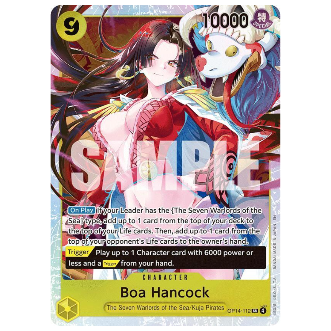 Boa Hancock - OP14-112 The Azure Sea's Seven SR • OP14-112 Foil