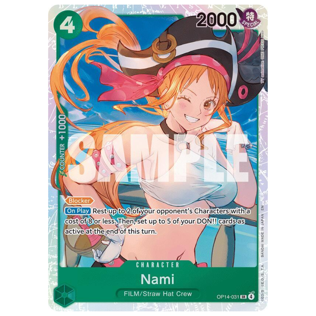 Nami The Azure Sea's Seven SR • OP14-031 Foil