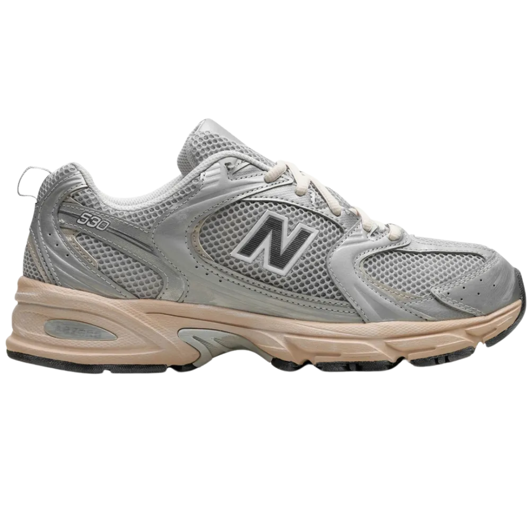 New Balance 530 Vintage Silver Metallic Moonbeam (Womens)