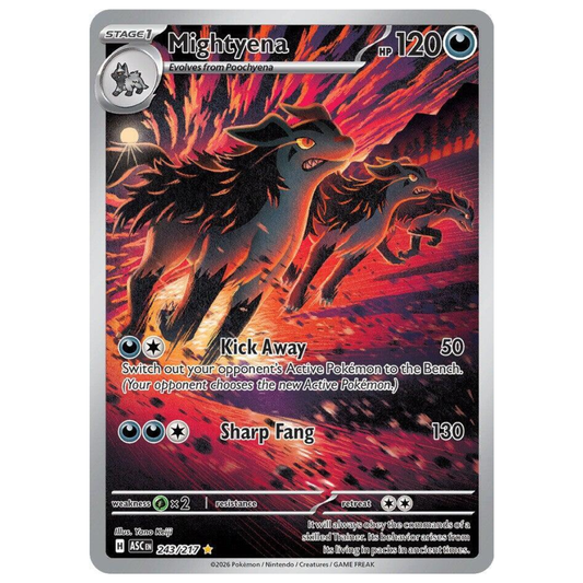 Mightyena Ascended Heroes Illustration Rare • 243/217 Holofoil