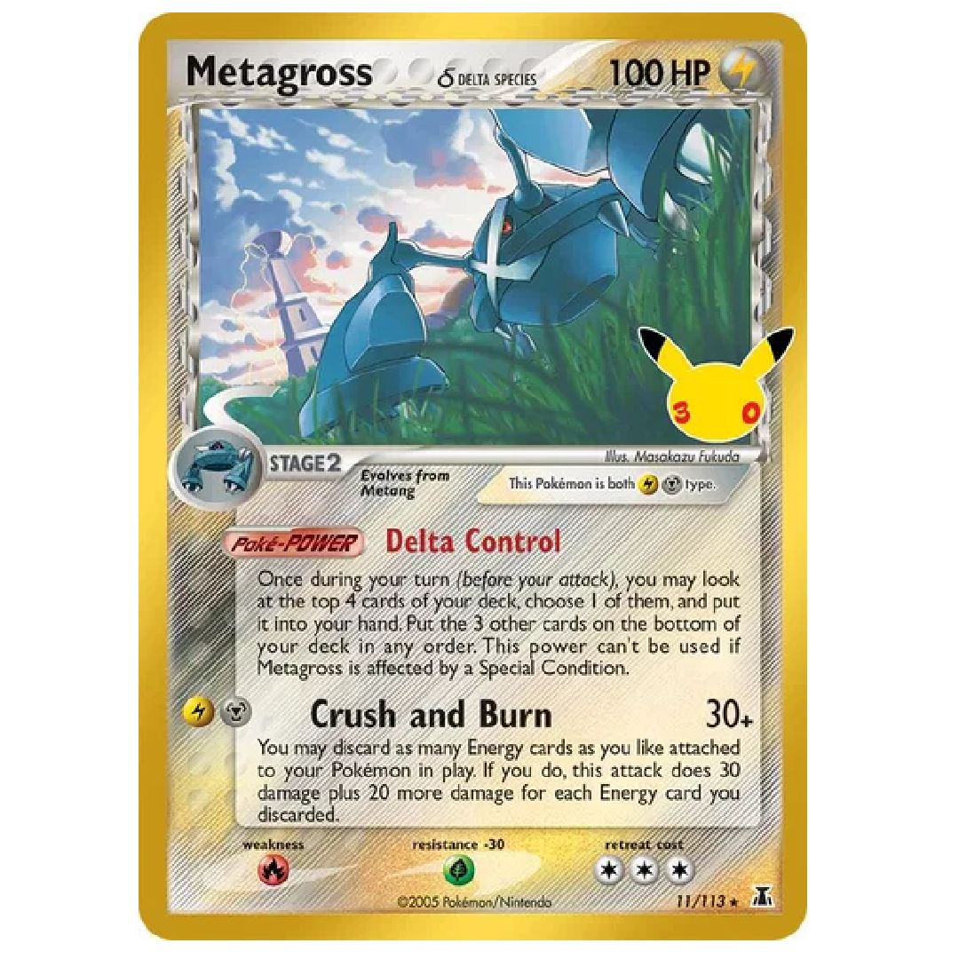 Metagross (Delta Species) 30th Celebration: Classic Collection Classic Collection • 11/113 Holofoil
