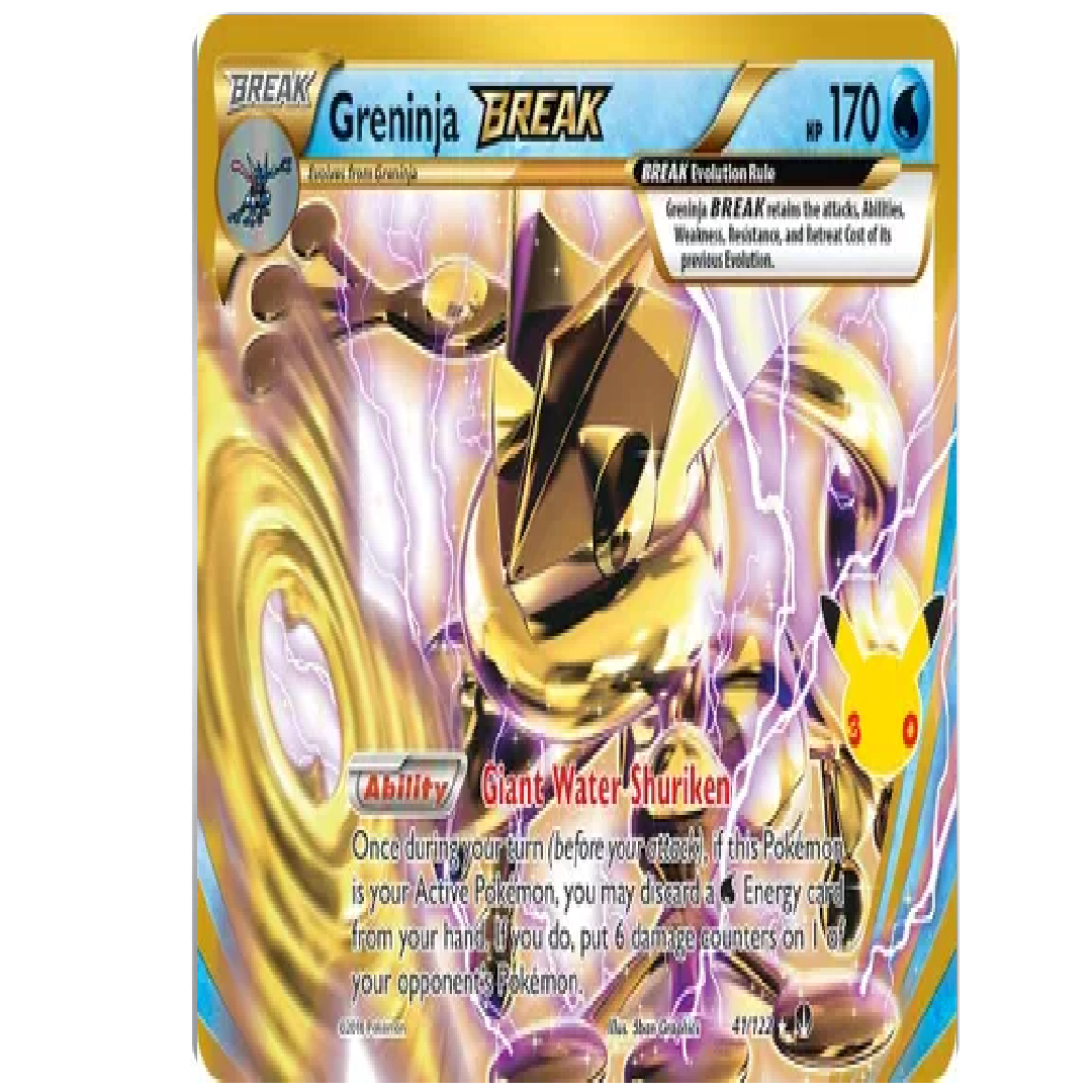 Greninja BREAK 30th Celebration: Classic Collection Classic Collection • 41/122 Holofoil