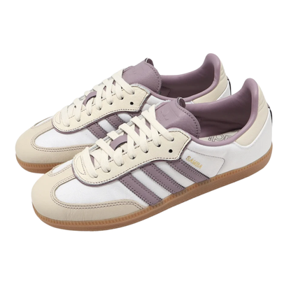 Adidas Samba Cream White Mauve Brown (Womens)