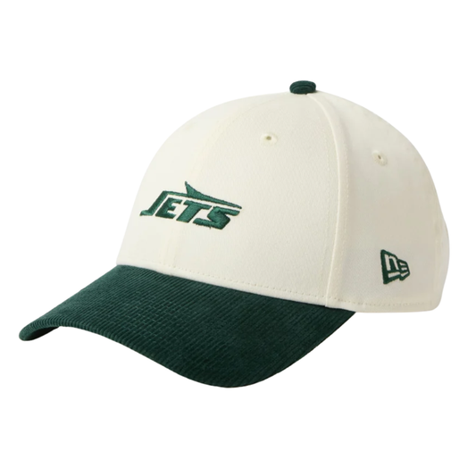New Era NEW YORK JETS 2-TONE DARK GREEN VISOR CHROME WHITE 9FORTY CAP