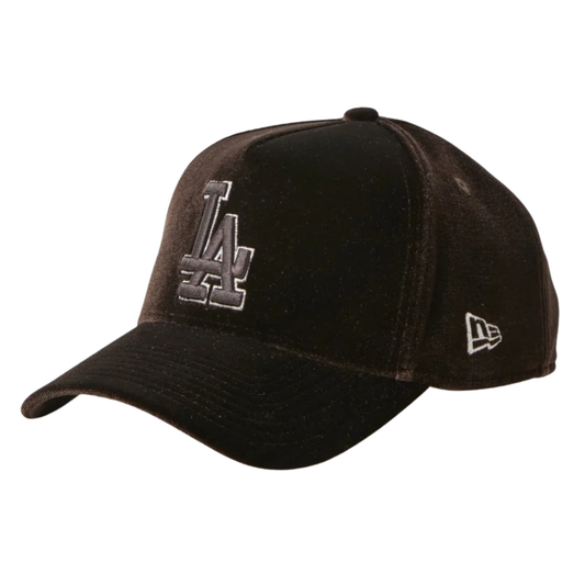 New Era Los Angeles Dodgers Velvet Brown 9forty A-Frame Cap
