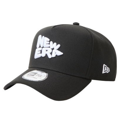 NEW ERA WORDMARK FLAG BLACK 9FORTY A-FRAME CAP