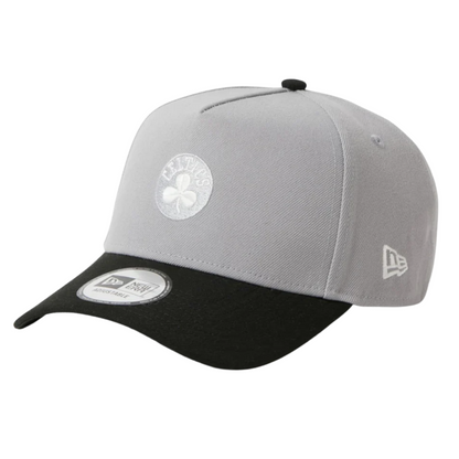 New Era Boston Celtics Two Tone Grey Black 9FORTY A-Frame Adjustable Cap