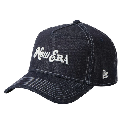 New Era Compilation Logo Navy 9FORTY A-Frame Adjustable Cap