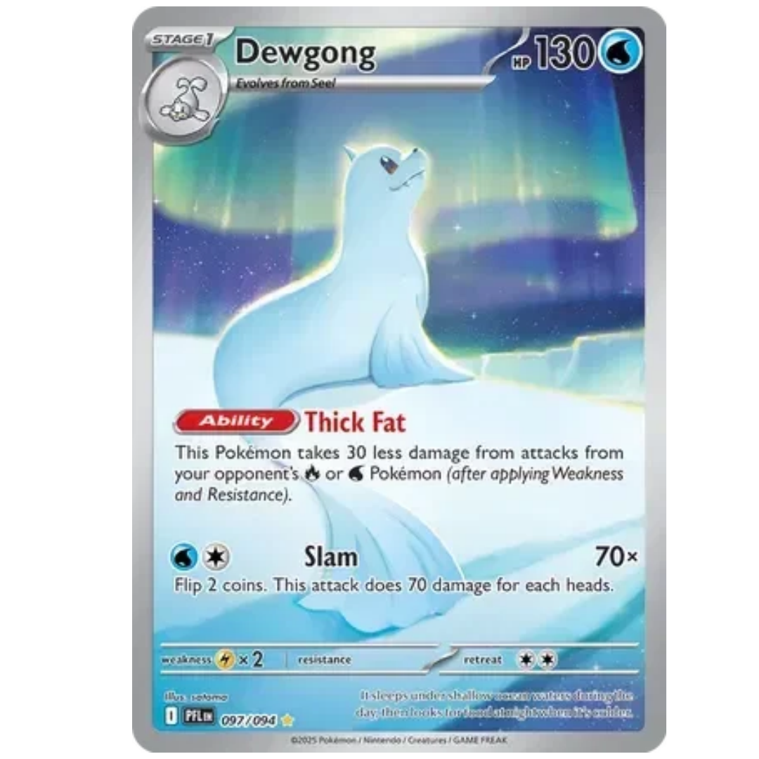 Dewgong Phantasmal Flames Illustration Rare • 097/094 Holofoil