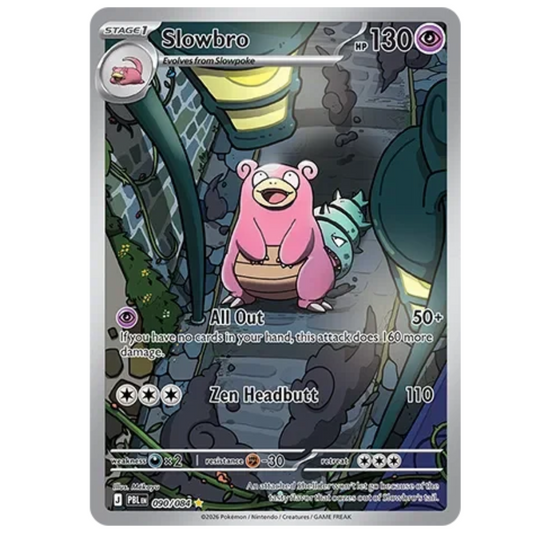 Slowbro Pitch Black Illustration Rare • 090/084 Holofoil