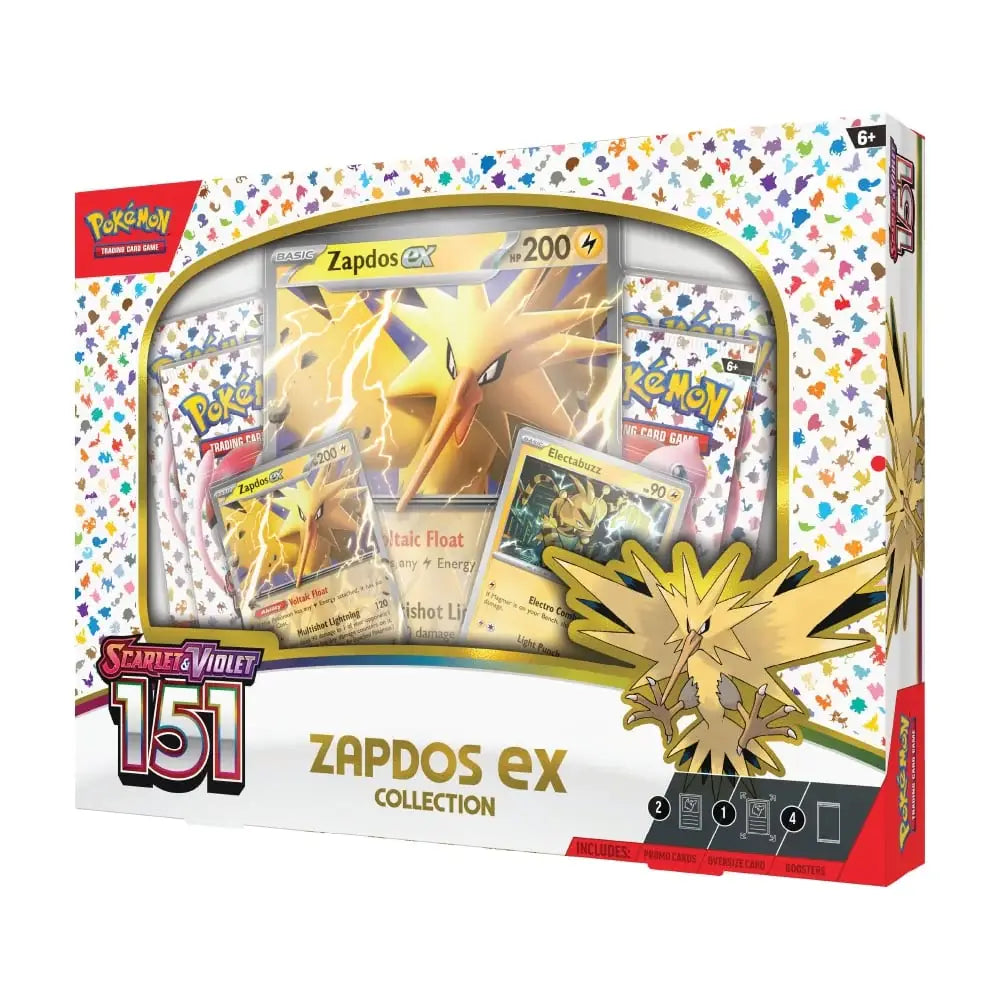 Pokemon Scarlet & Violet 151 Zapdos Ex Collection Box