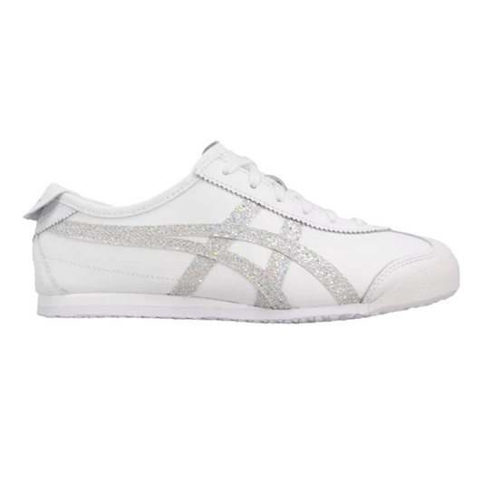 Onitsuka Tiger Mexico 66 White Silver Glitter