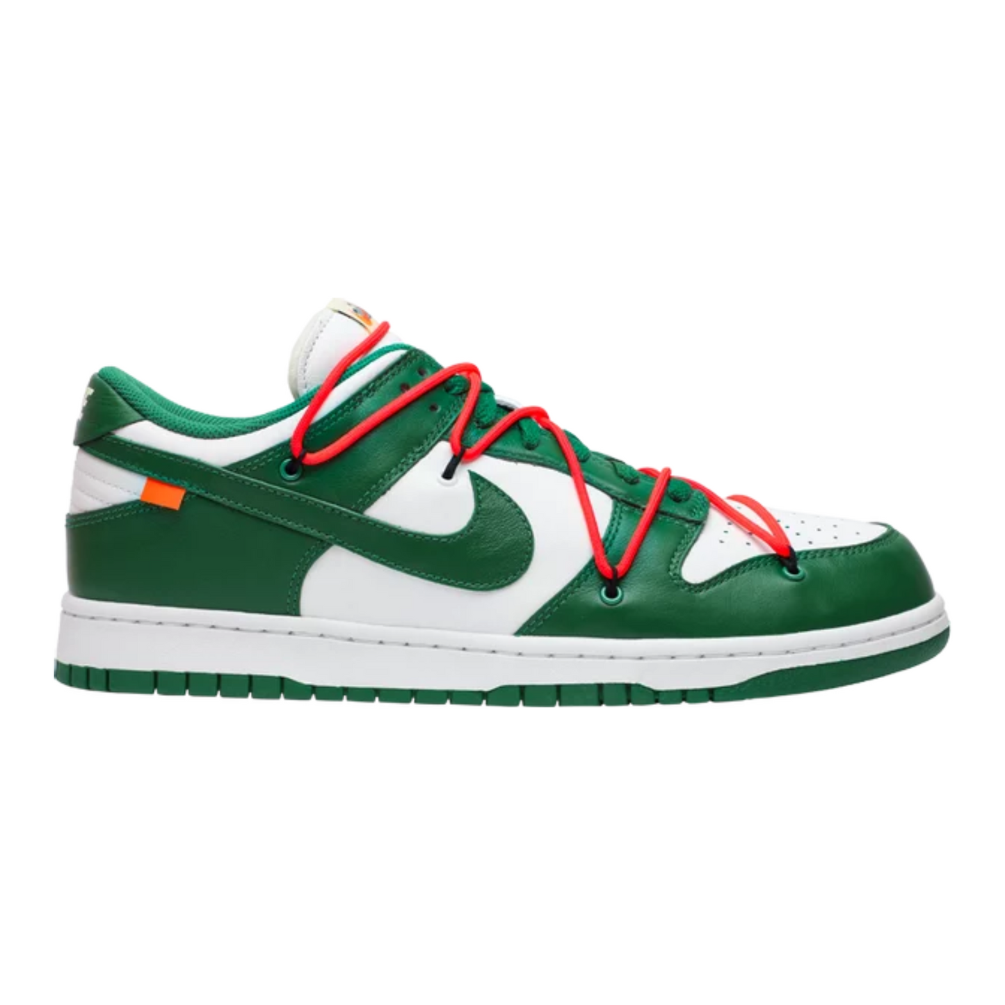 Off-White x Nike Dunk Low Pine Green