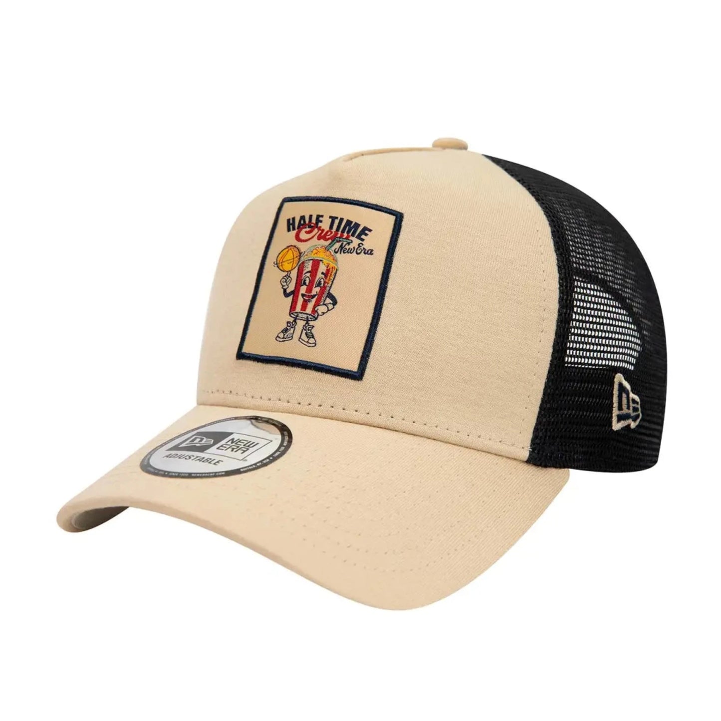 New Era 940AF Trucker Half Time Crew Oat Milk