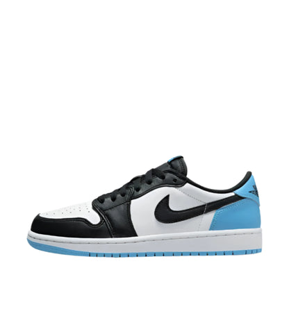 Air Jordan 1 Low Black and Dark Powder Blue (Womens)