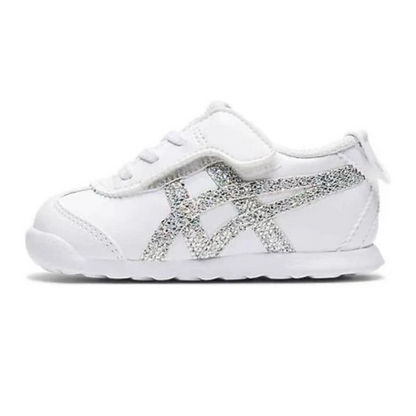 Onitsuka Tiger Mexico 66 White Silver Glitter Kids