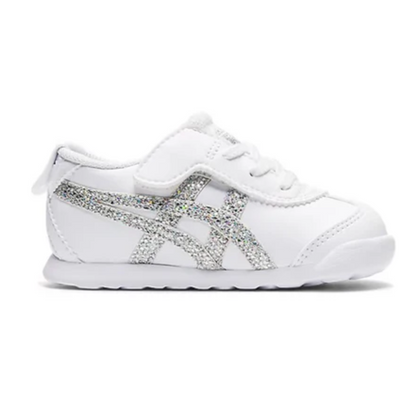 Onitsuka Tiger Mexico 66 White Silver Glitter Kids
