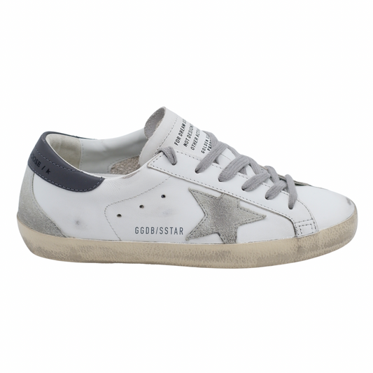 Golden Goose Grey Suede Star Super Star (Womens)