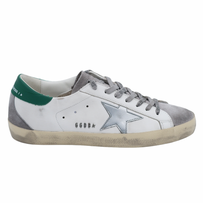 Golden Goose Silver Laminated Star Super Star (Mens)