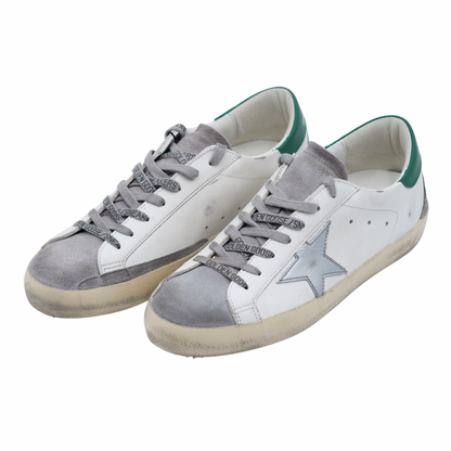 Golden Goose Silver Laminated Star Super Star (Mens)