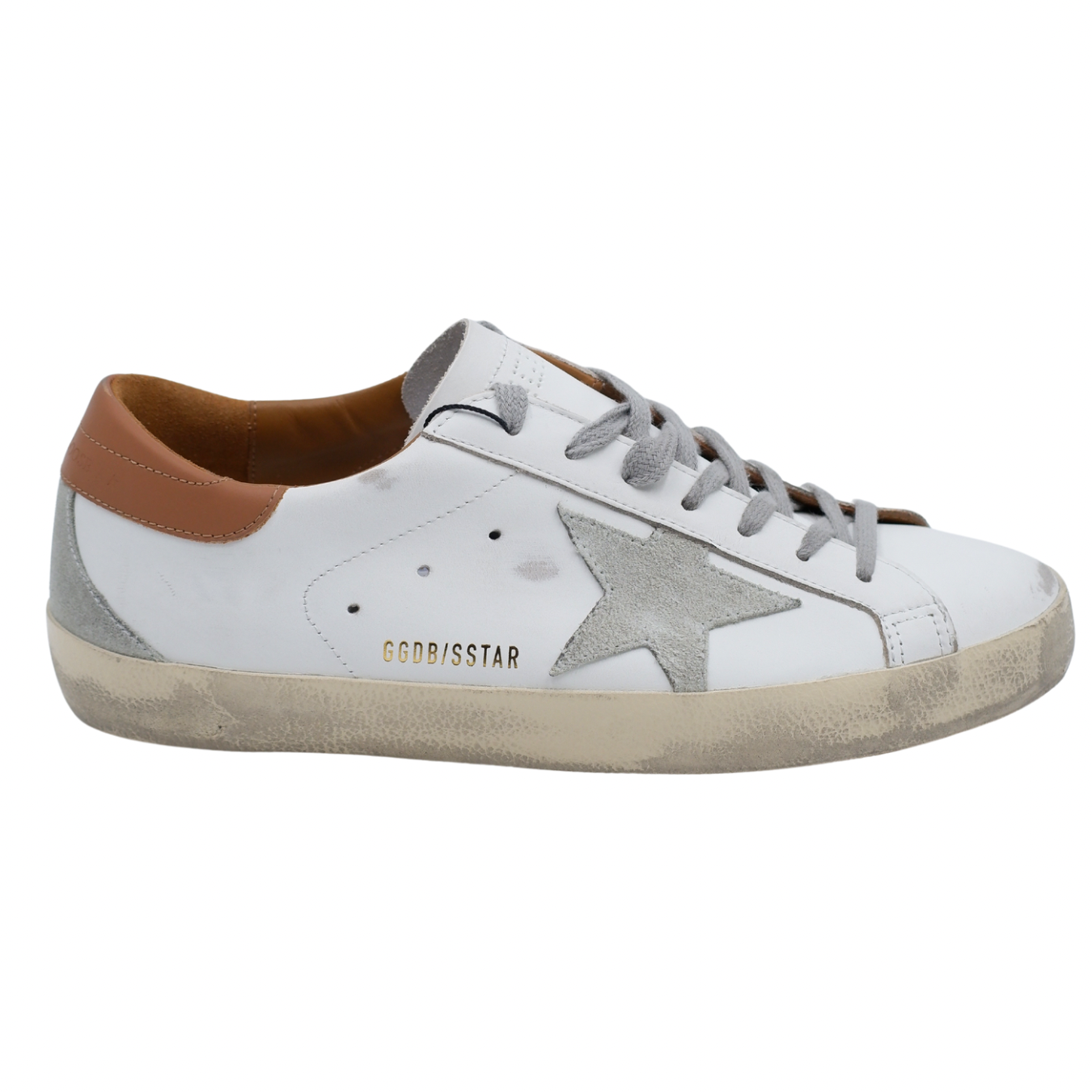 Golden Goose Super Star White Brown (Mens)