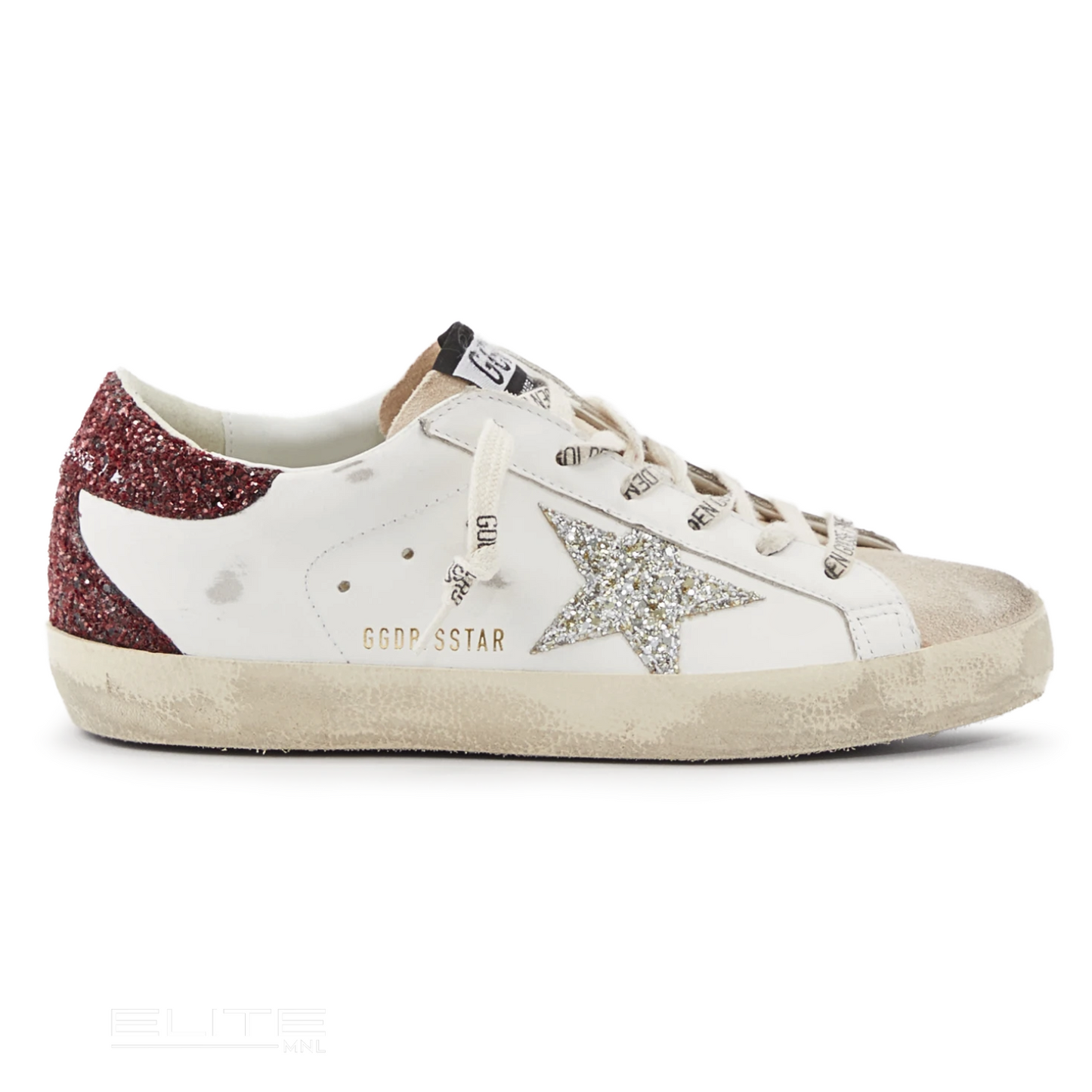 Golden Goose Superstar White Bordeaux (Womens)