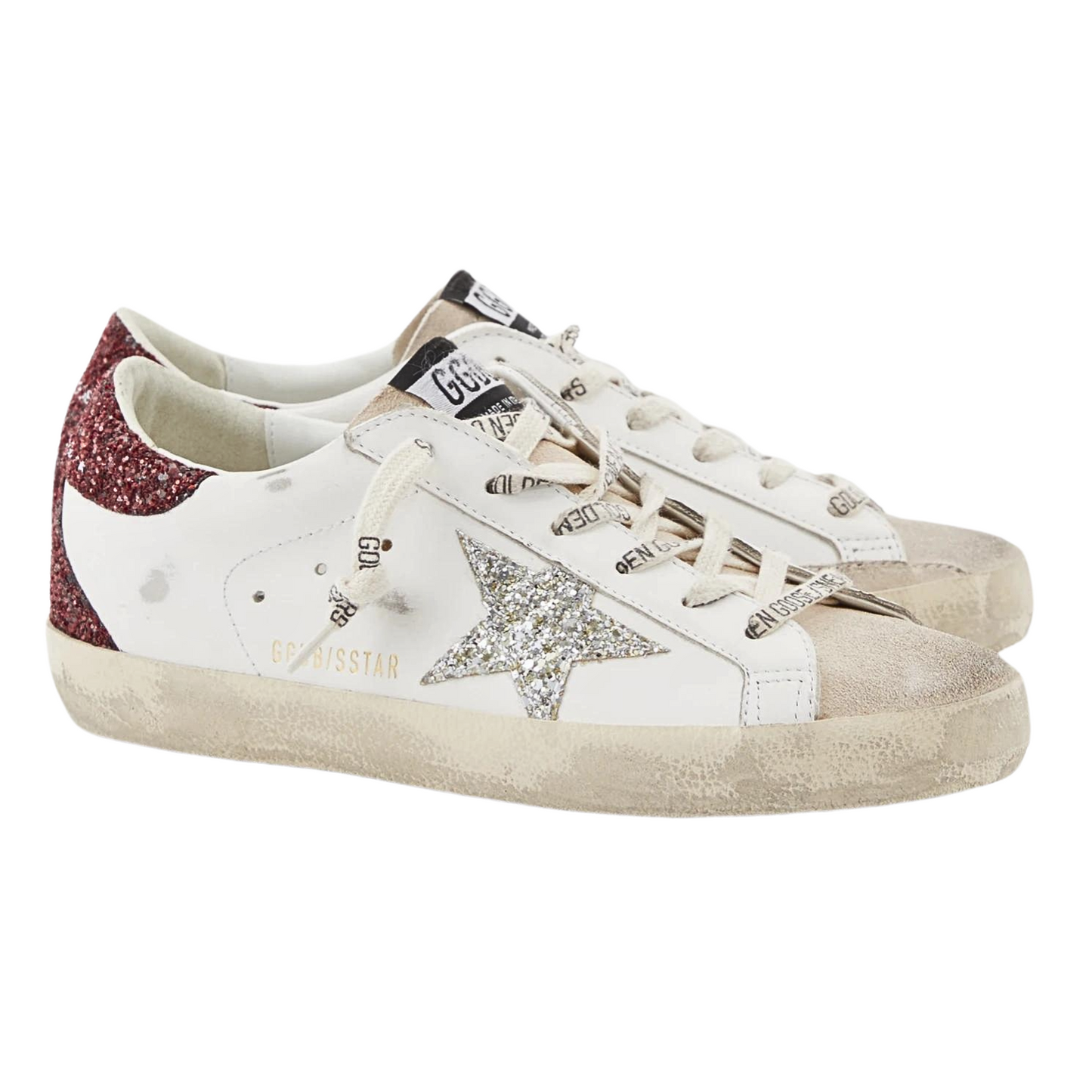 Golden Goose Superstar White Bordeaux (Womens)