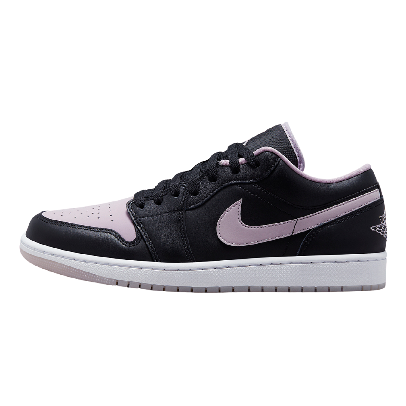 Air Jordan 1 Low Black Iced Lilac (Mens)