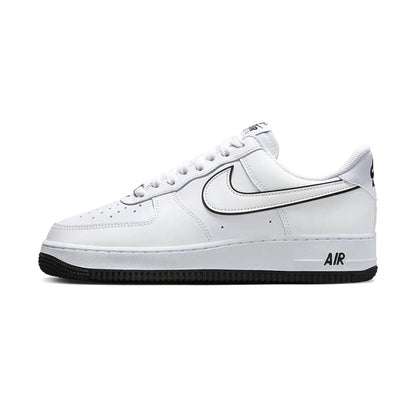 Nike Air Force 1 Low White Black Outline Swoosh