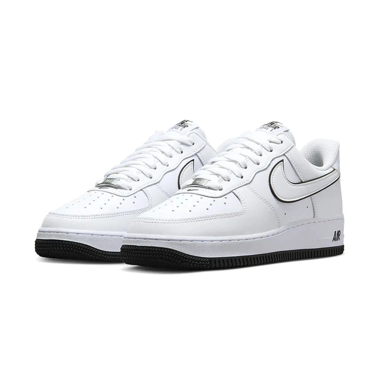 Nike Air Force 1 Low White Black Outline Swoosh