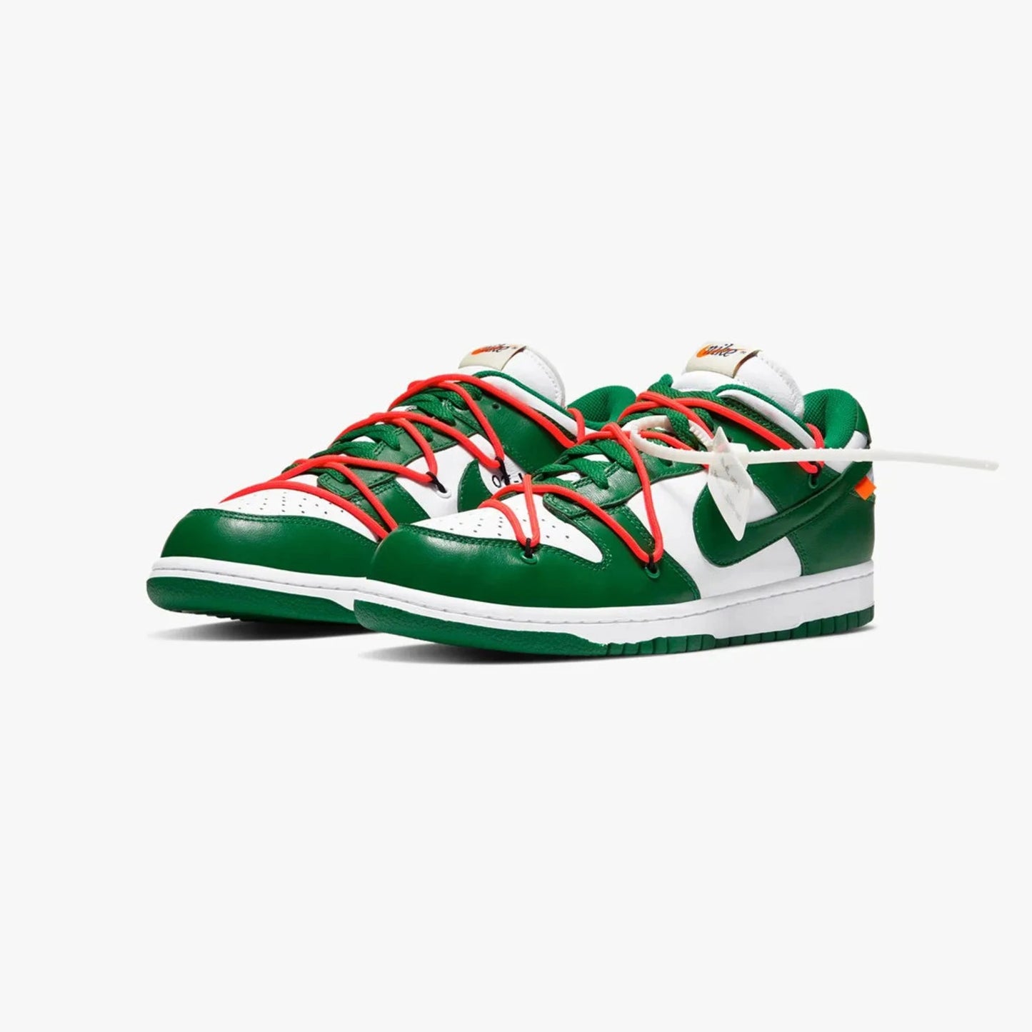 Off-White x Nike Dunk Low Pine Green