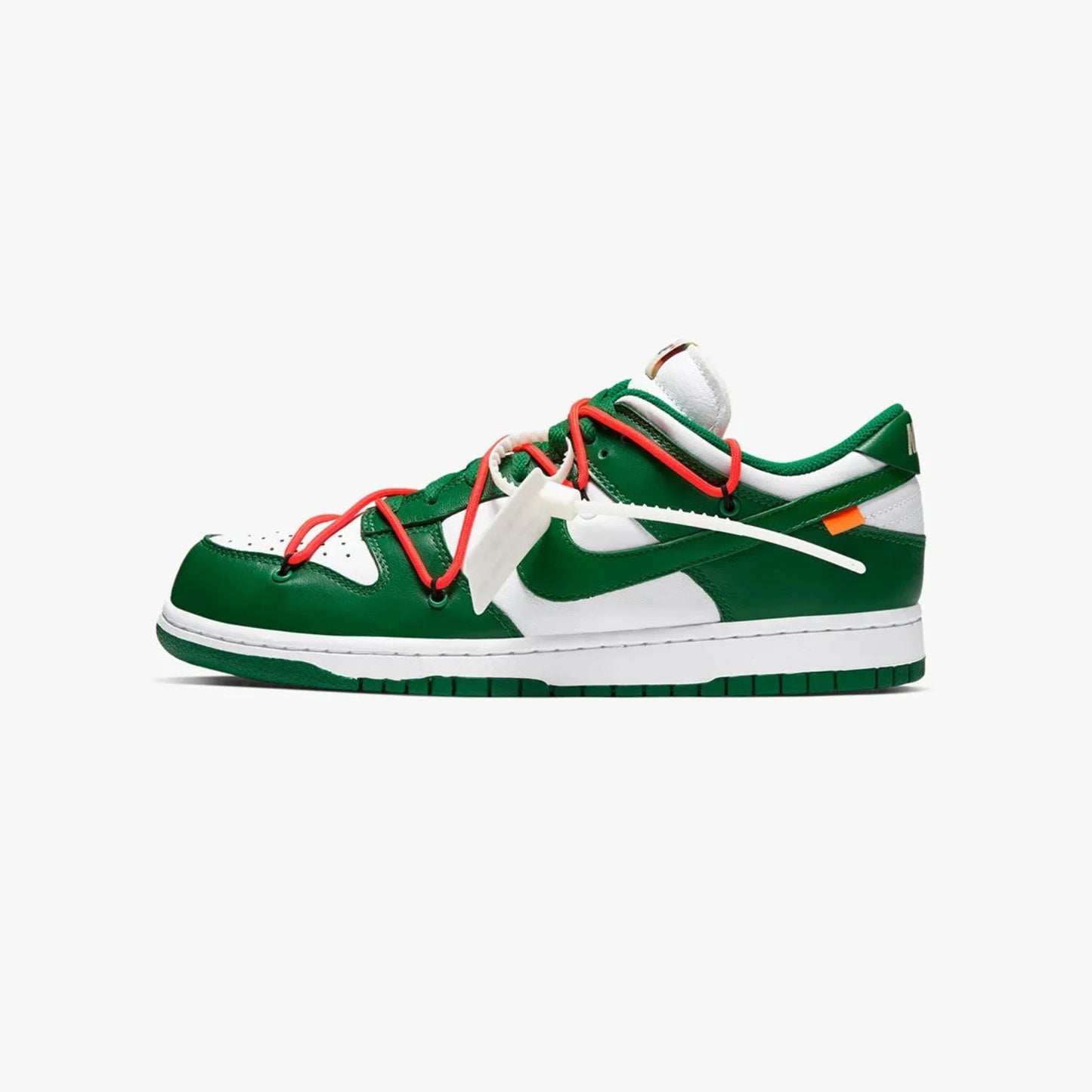 Off-White x Nike Dunk Low Pine Green